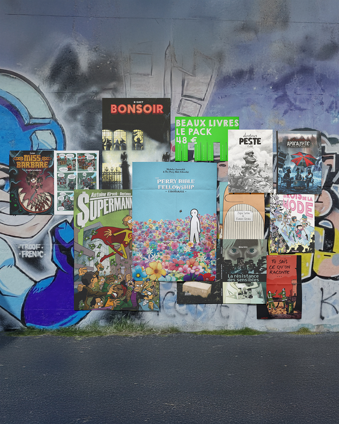 Publicité pour le pack Beaux Livres des éditions lapin